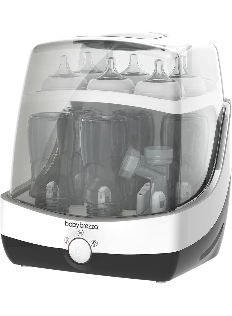 Baby Brezza Electric Steam Baby Bottle Sterilizer & Dryer, Ultra-Fast 10-Minute Sterilization System for Bottles, Pacifiers & Breast Pump Parts, Safe & Easy Baby Care Appliance - Image 1
